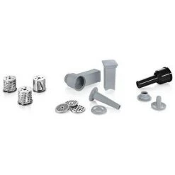 BOSCH Hachoir à Viande 800W Capacité 4kg/min Plateau Metal Entonnoire Plastique Fonction Auto-reverse Poignée De Transport - Inox -Malaxeur Soldes 16683846 4