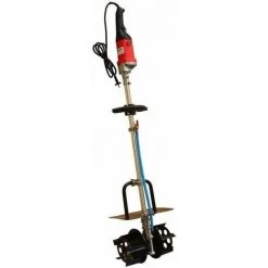 Varan Motors - NEEMR-02 Mélangeur Malaxeur 1800w Avec Apport D' Eau Pour L'enduit, Le Ciment, Le Mortier, La Colle De Carreaux, Le Crépis... - Rouge