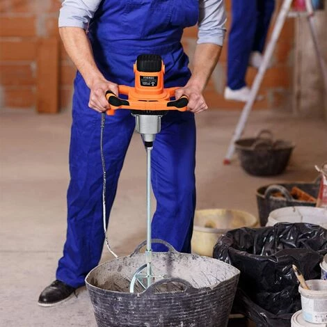 COSTWAY Malaxeur Mélangeur Electrique Pour Peinture Et Mortier Electrique 230v~ 50Hz 1400W 4 COSTWAY Malaxeur Mélangeur Electrique Pour Peinture Et Mortier Electrique 230v~ 50Hz 1400W – Image 2