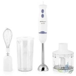 SUINGA Mélangeur Hachoir. 2 Vitesses. Mélangeur 600 Ml Et Gobelet Doseur. Hachoir Universel Avec Couvercle 500 Ml. Puissance 400W.