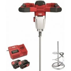 Flex Agitateur De La Batterie 18V MXE 18,0 EC / 5.0 Set + WR2 120 / 2x Batterie 5 Ah