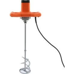 T-Mech Malaxeur Ciment Batteur à Main Palette Ciment Plâtre 1600W 180-700tr/min… - Orange -Malaxeur Soldes 54135184 2
