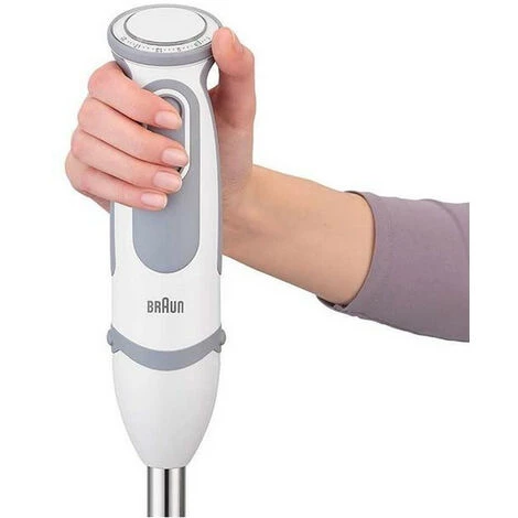 Mixeur Plongeant 1000w Blanc/gris - Mq5207wh - Braun - Blanc 5 Mixeur Plongeant 1000w Blanc/gris - Mq5207wh - Braun - Blanc – Image 3