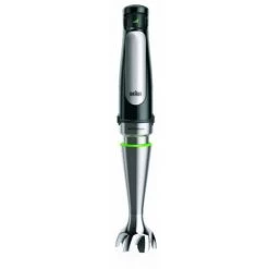 Braun MQ 7035X - Mélangeur Par Immersion - 0,6 L - 1,2 M - 1000 W - Noir - Acier Satin (MQ 735)