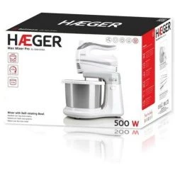 BRICOMARTEAU Robot Pâtissier Avec Bol Haeger Max Mixer Pro 2 L 500W -Malaxeur Soldes 66009743 5